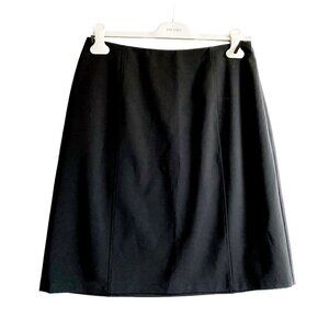 Prada Black Signature tech stretch skirt, Size 46 Italian (US 12)